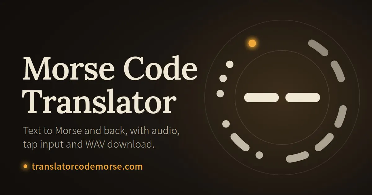 Morse Code Translator gallery image