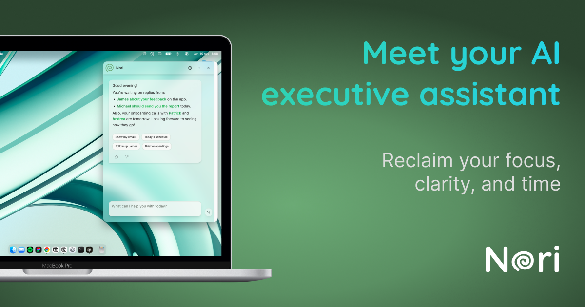 Nori - Main screenshot showing features and interface