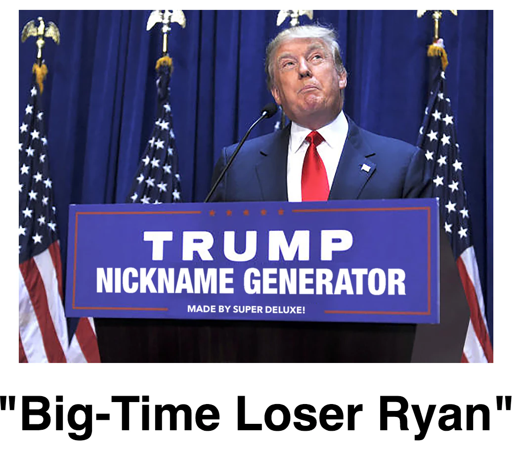 The Donald Trump Nickname Generator