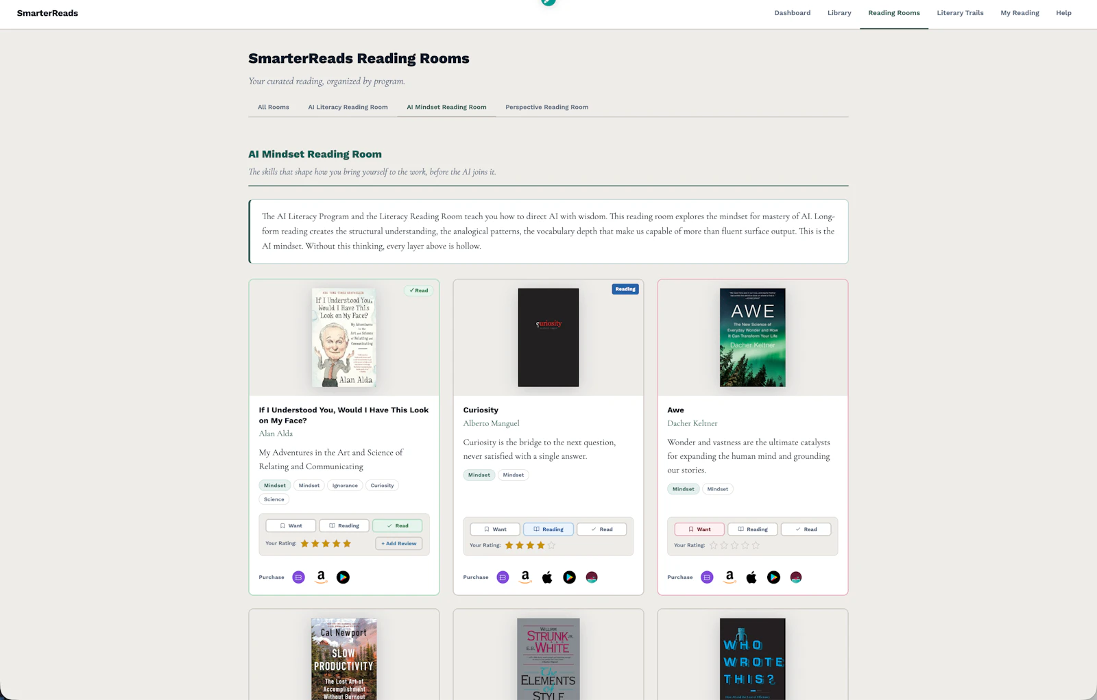 SmarterReads Corporate Reading Programs screenshot 2