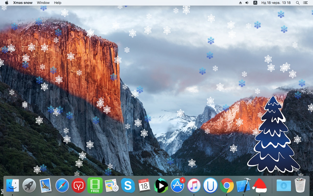 Xmas snow gallery image