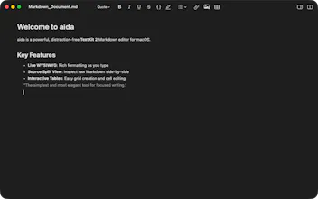 aida — Native Markdown Editor for macOS gallery image