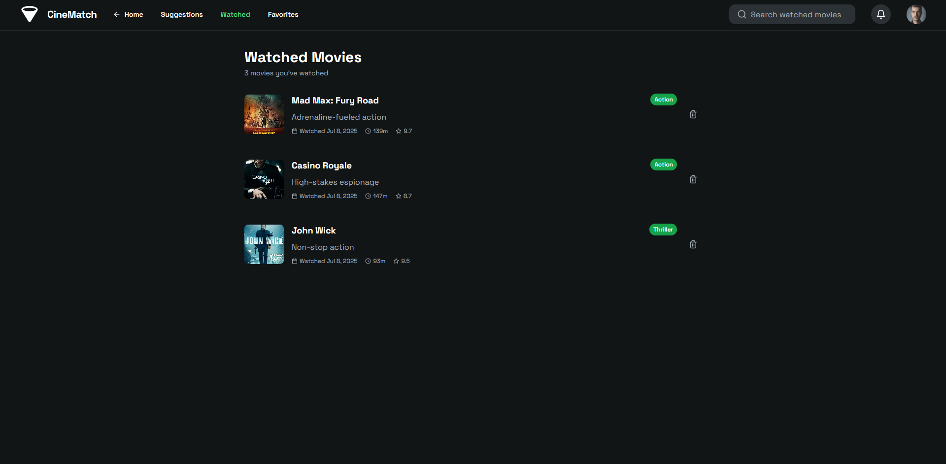 CineMatch gallery image