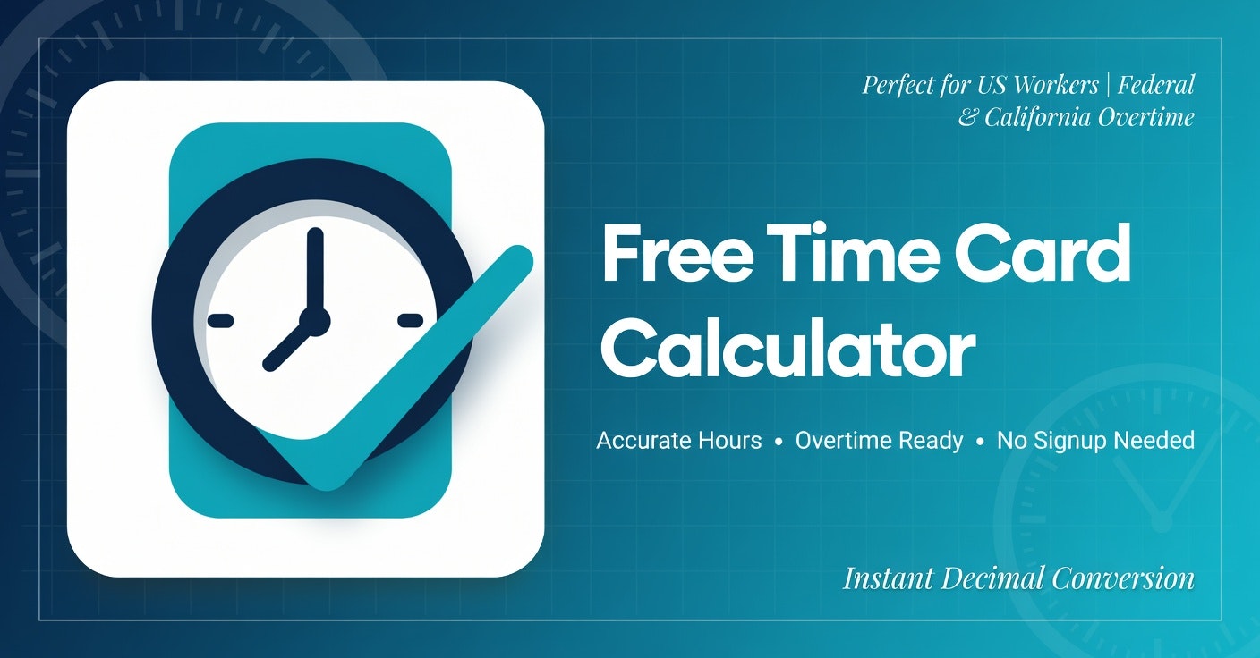 Time Card Calculator gallery image