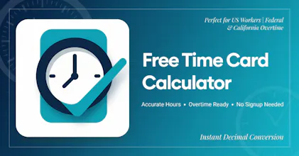 Time Card Calculator gallery image