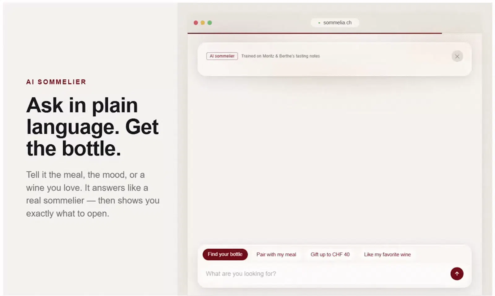 sommelia.ch screenshot 1 (video preview)
