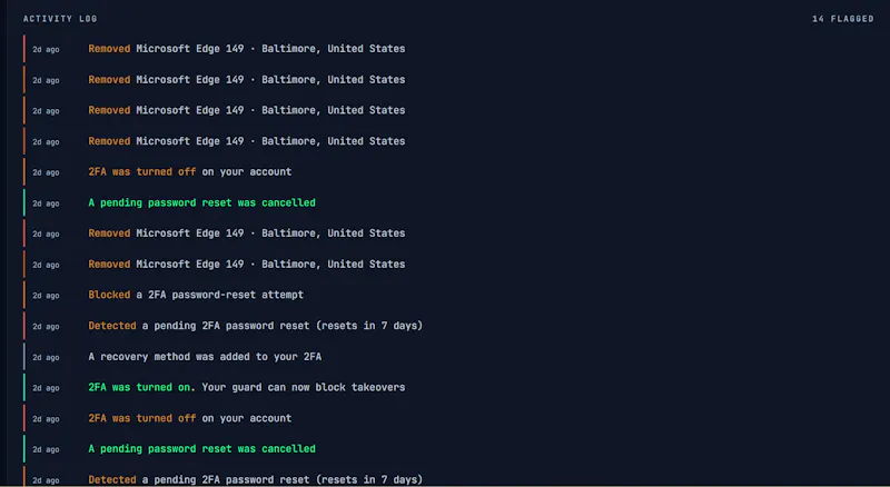 Sessions screenshot 3