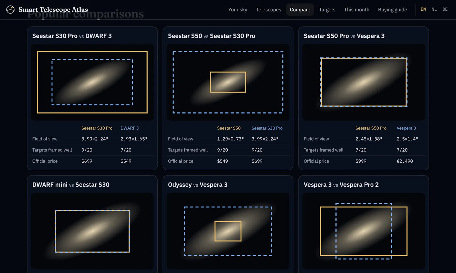 Smart Telescope Atlas screenshot 3