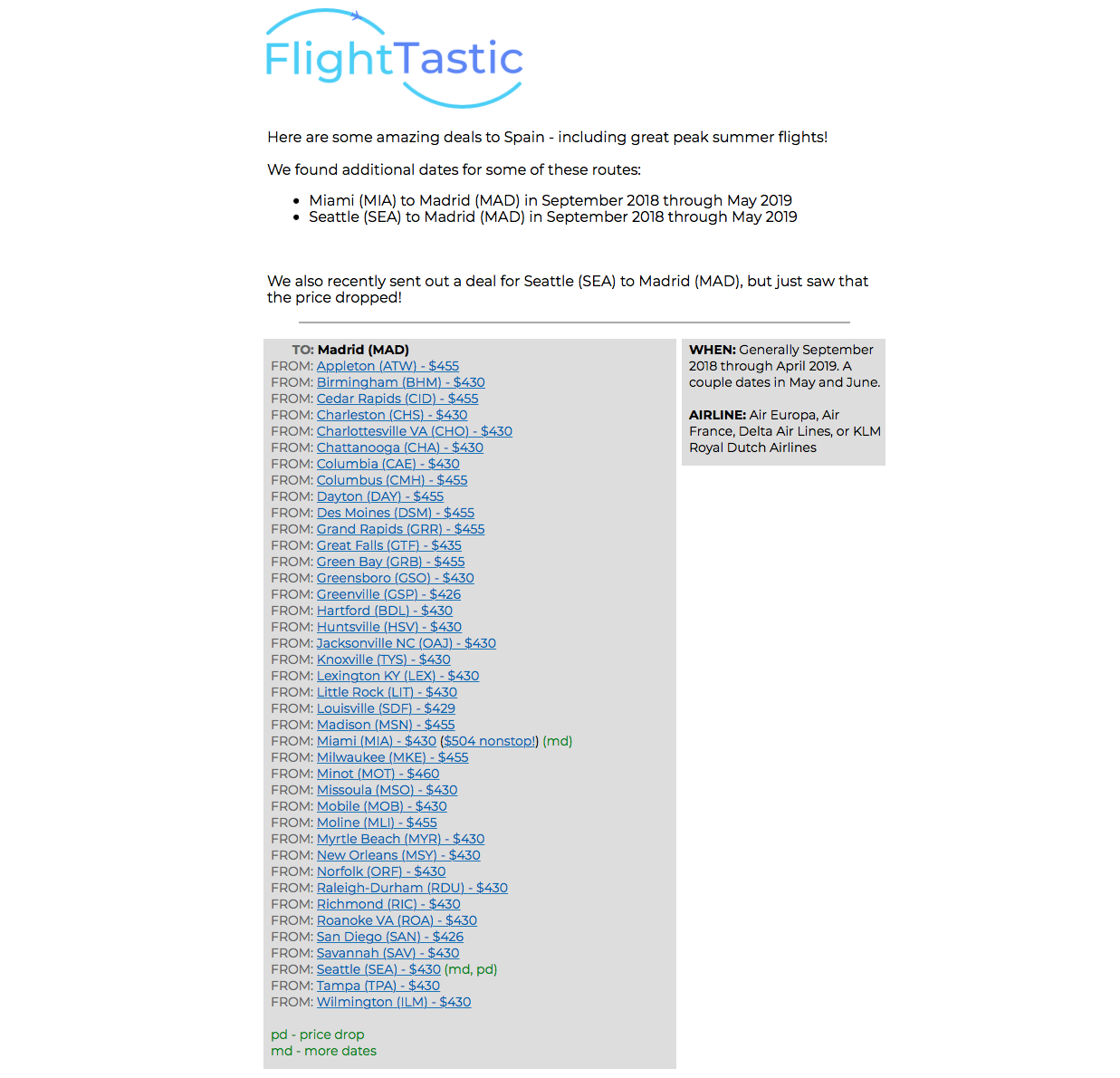 FlightTastic gallery image