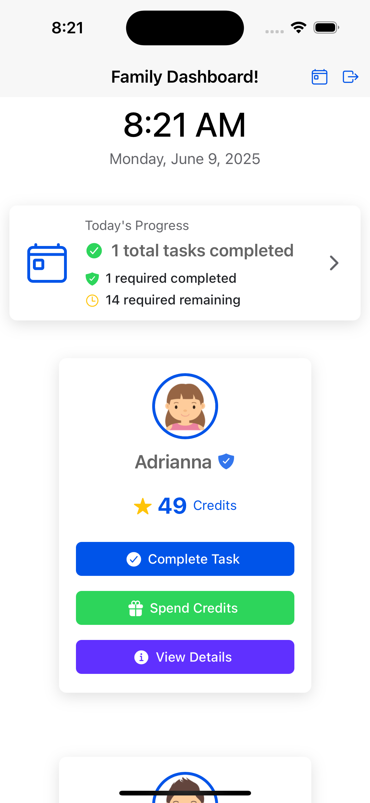 KidCredits gallery image