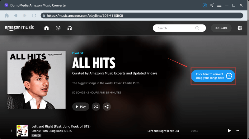 Média Convertisseur de musique Amazon DumpMedia - Télécharger et convertir Amazon Music Audios au format souhaité 1