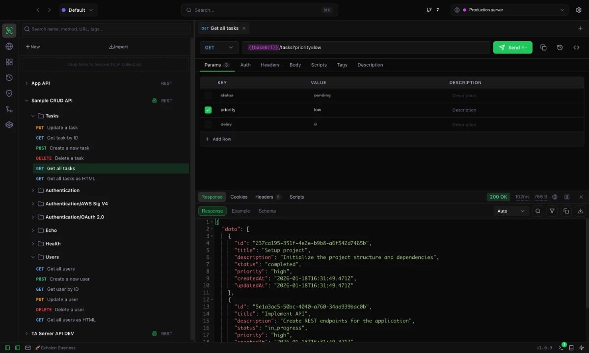 Echolon - Screenshot 2 showing product features and functionality