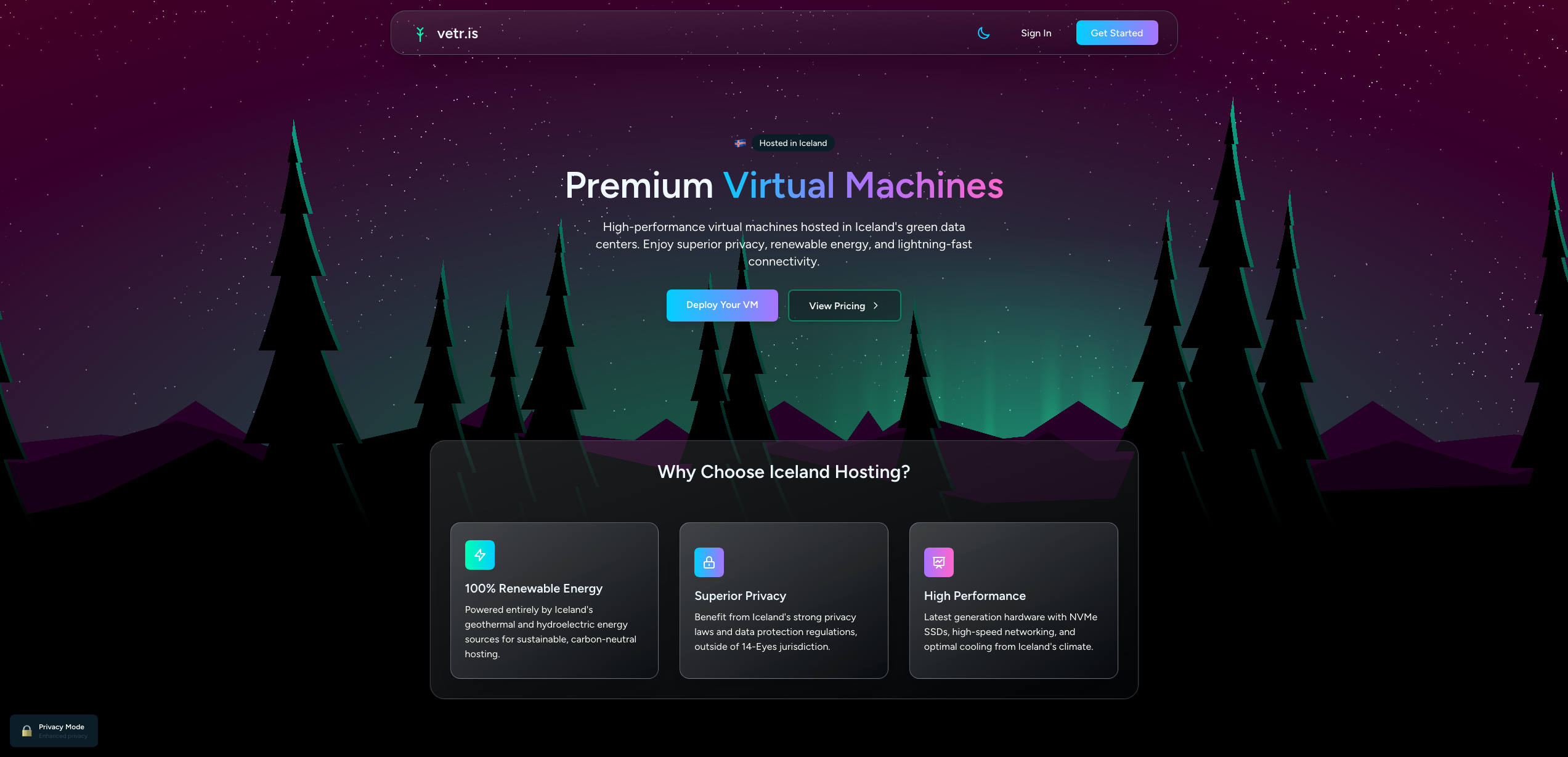 Vetr.is Cloud Platform - Screenshot 2 preview