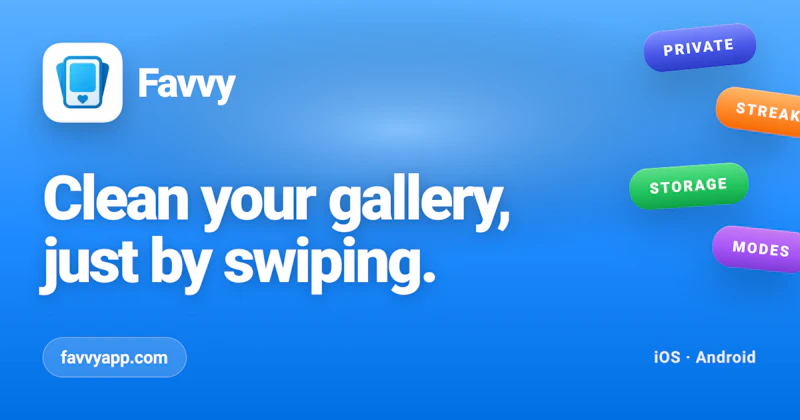 Favvy: Clean your photos screenshot 1
