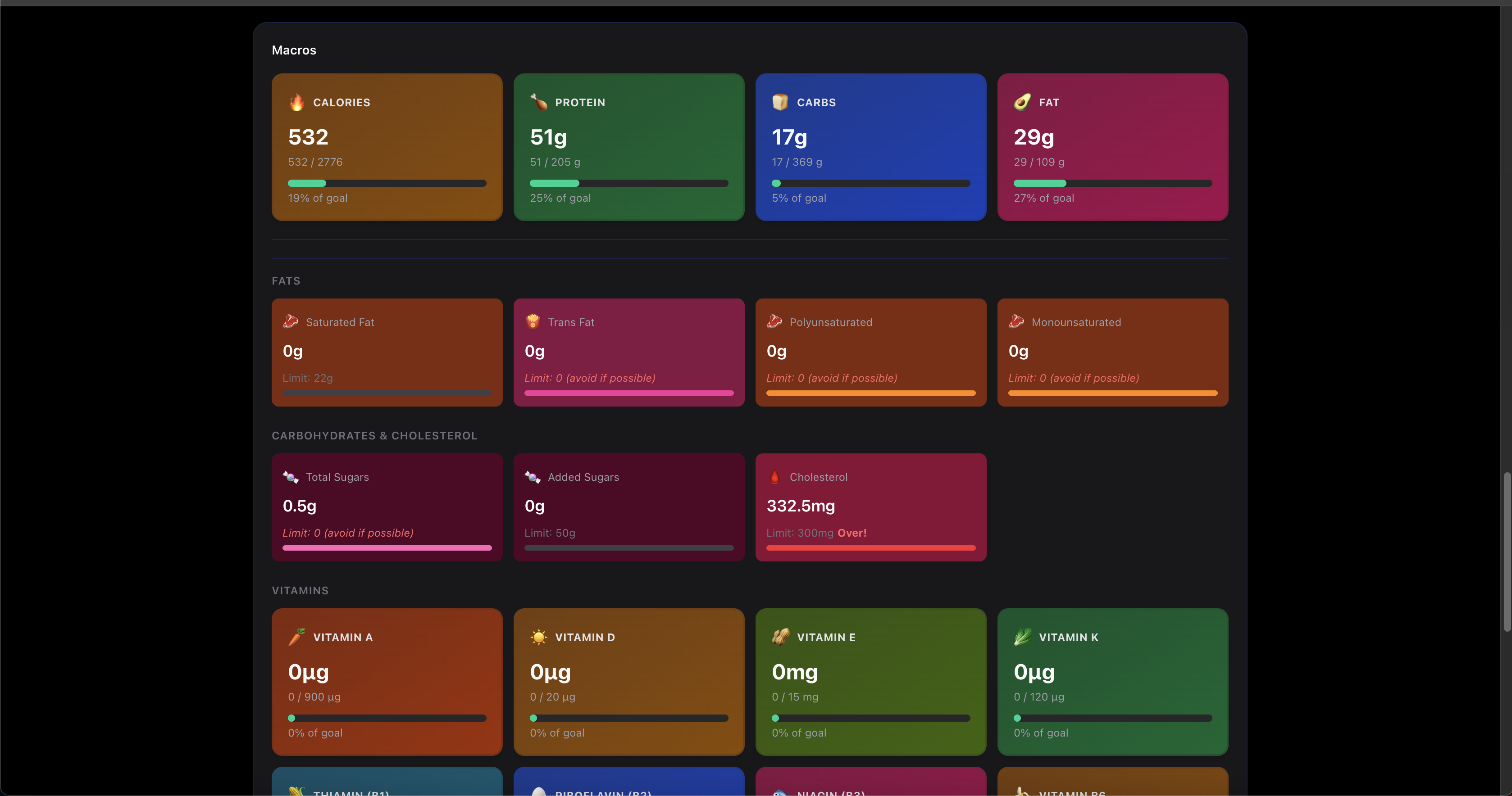 NutriTracker gallery image