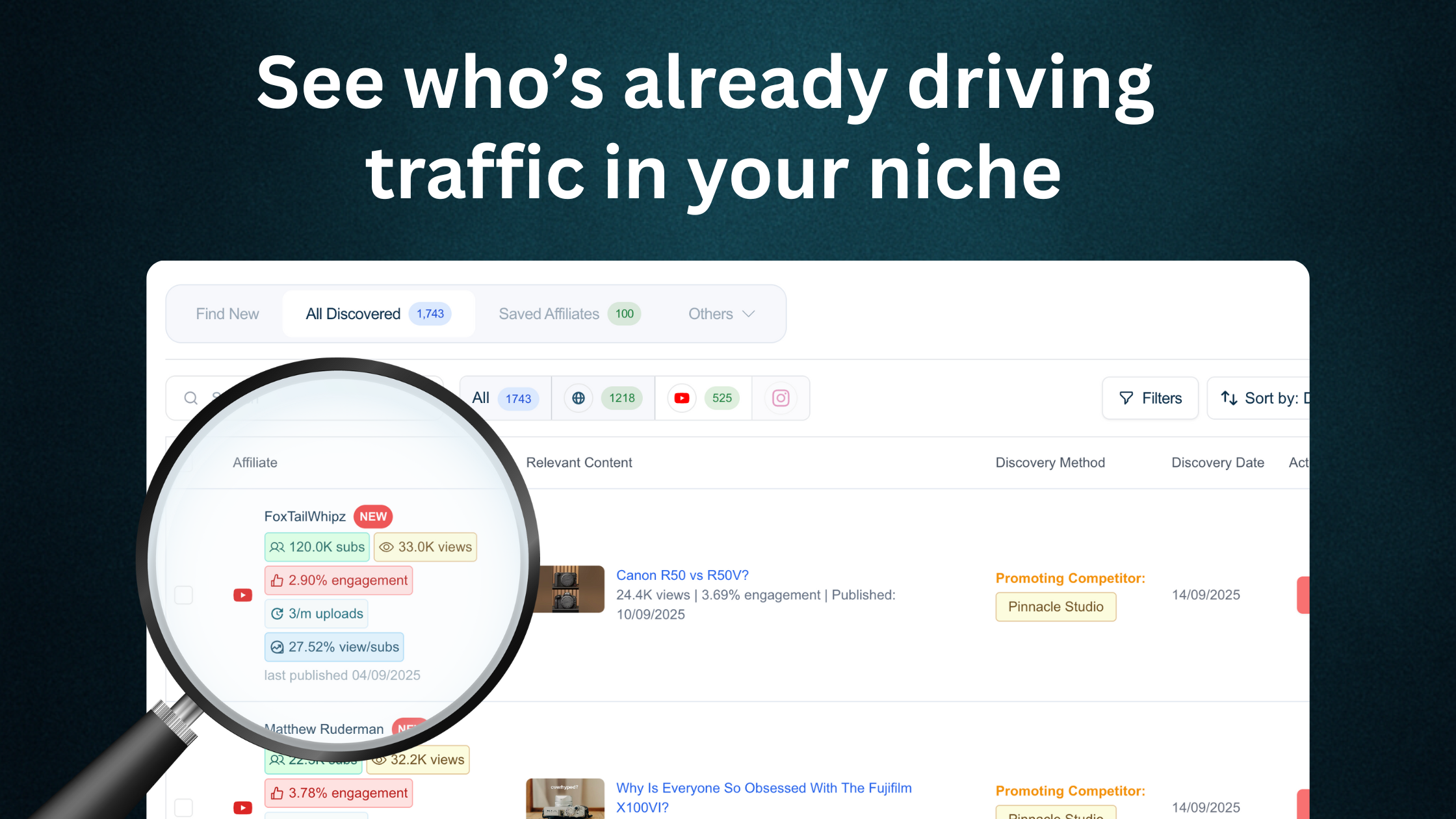 AffiliateFinder.ai gallery image
