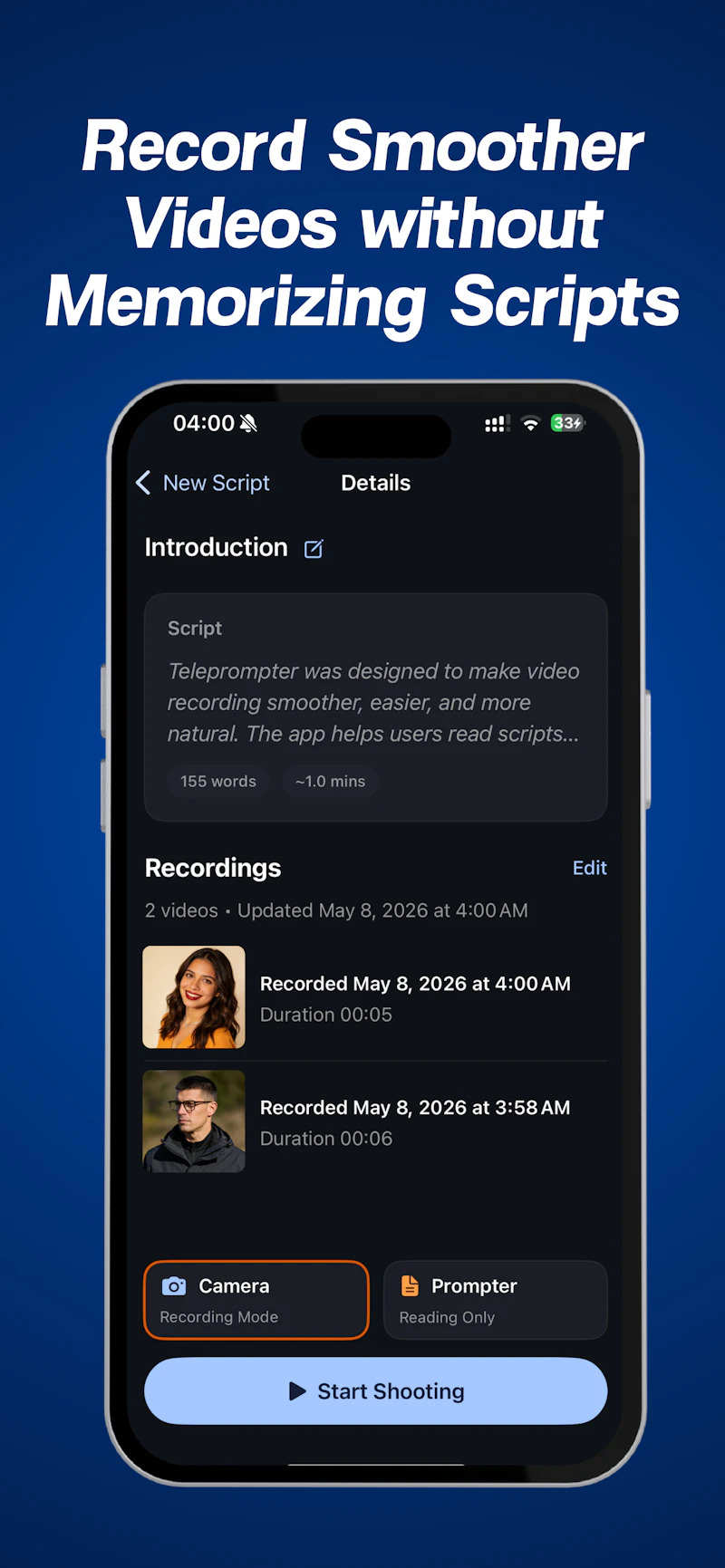 Teleprompter-Scrolling Scripts screenshot 5
