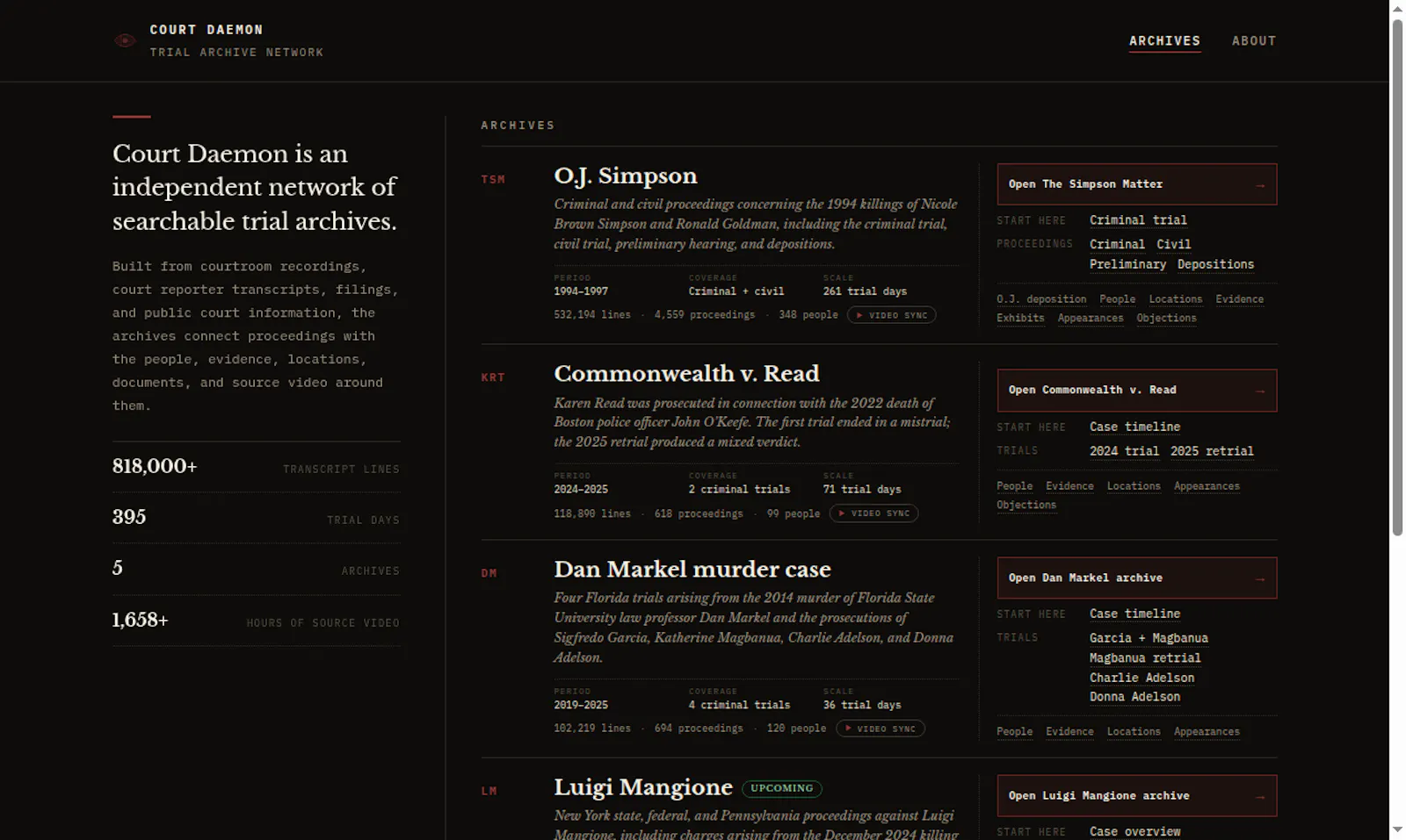 Court Daemon screenshot 1