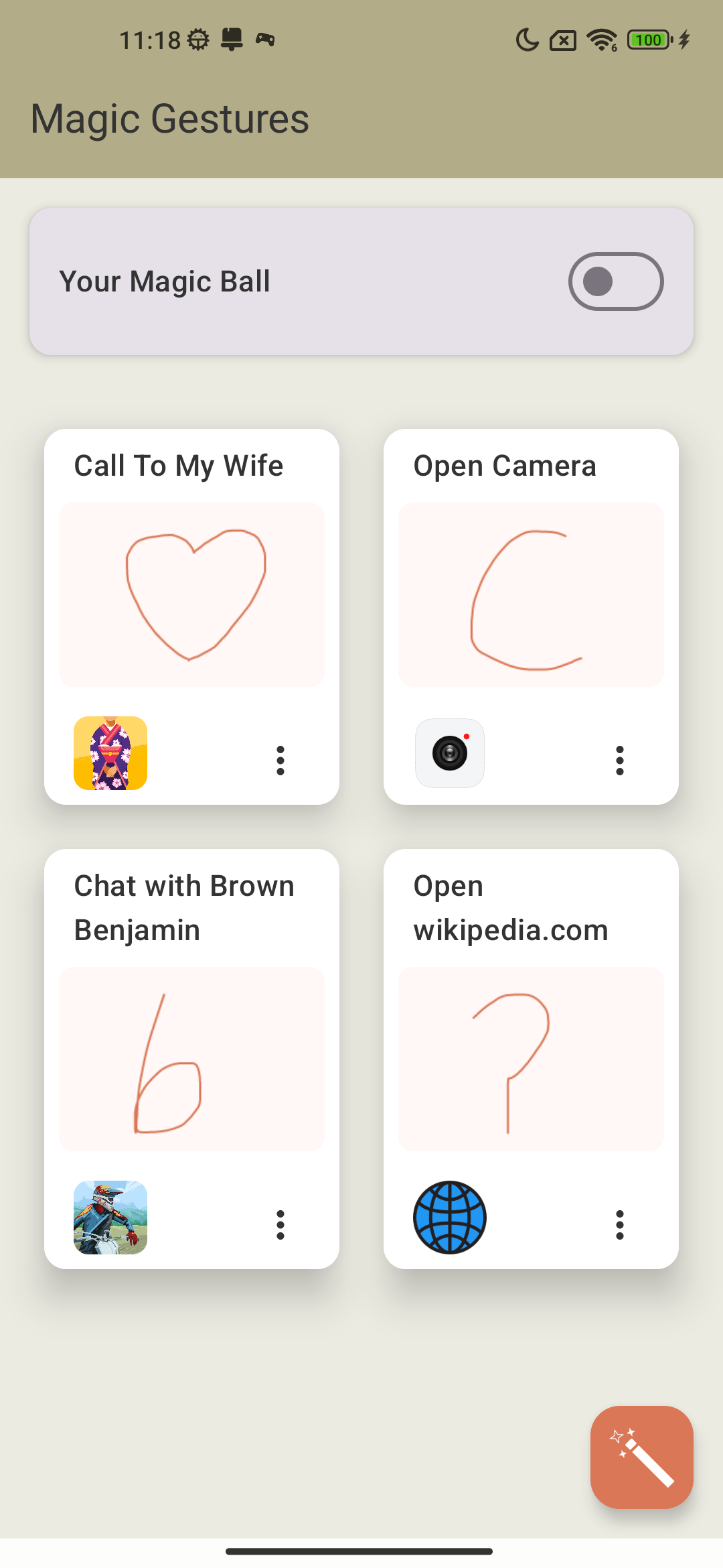 Flick Wand - Disegna gesti per controllare il telefono media 1
