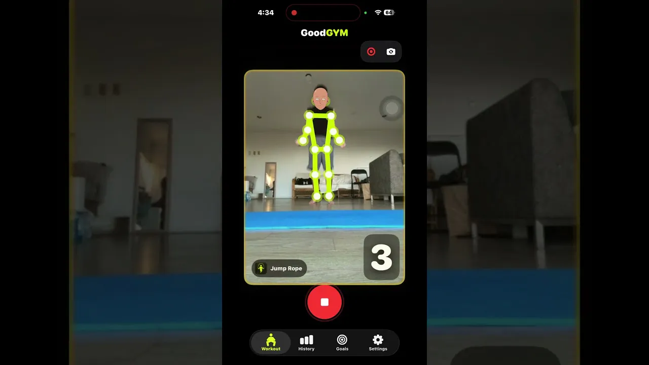 GoodGYM : AI rep counter gallery image