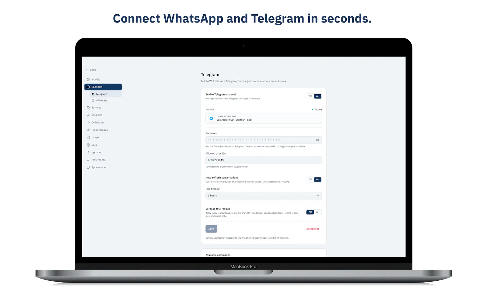 Wolffish: Personal AI Agent For Everyone screenshot 5
