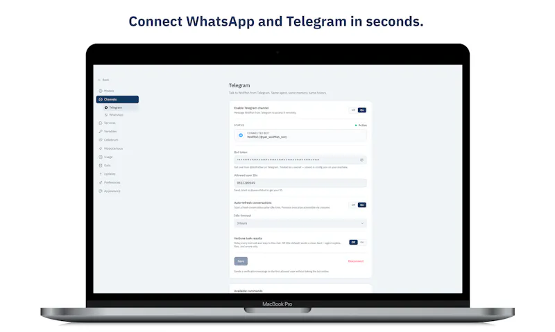 Wolffish: Personal AI Agent For Everyone screenshot 5