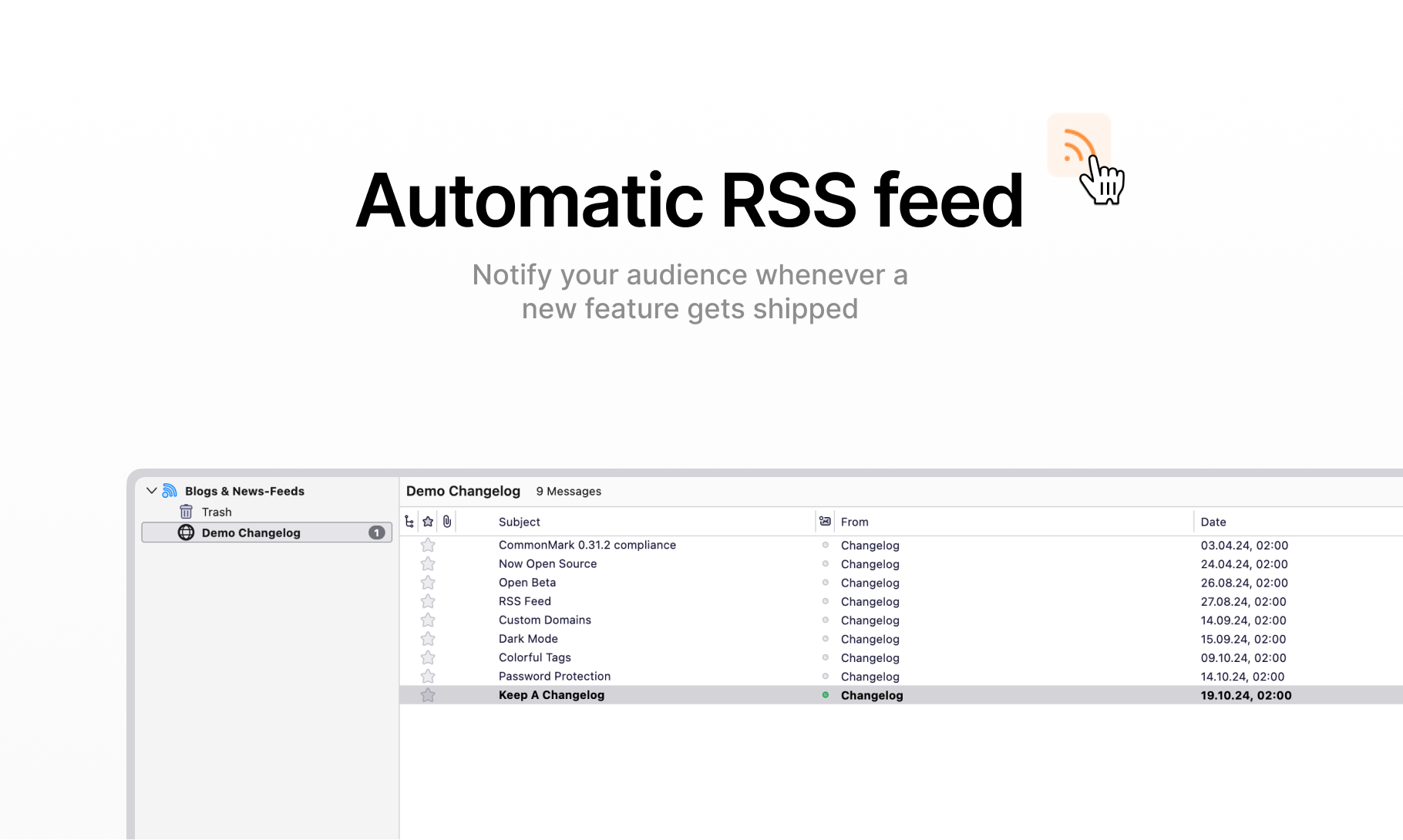 OpenChangelog media 4
