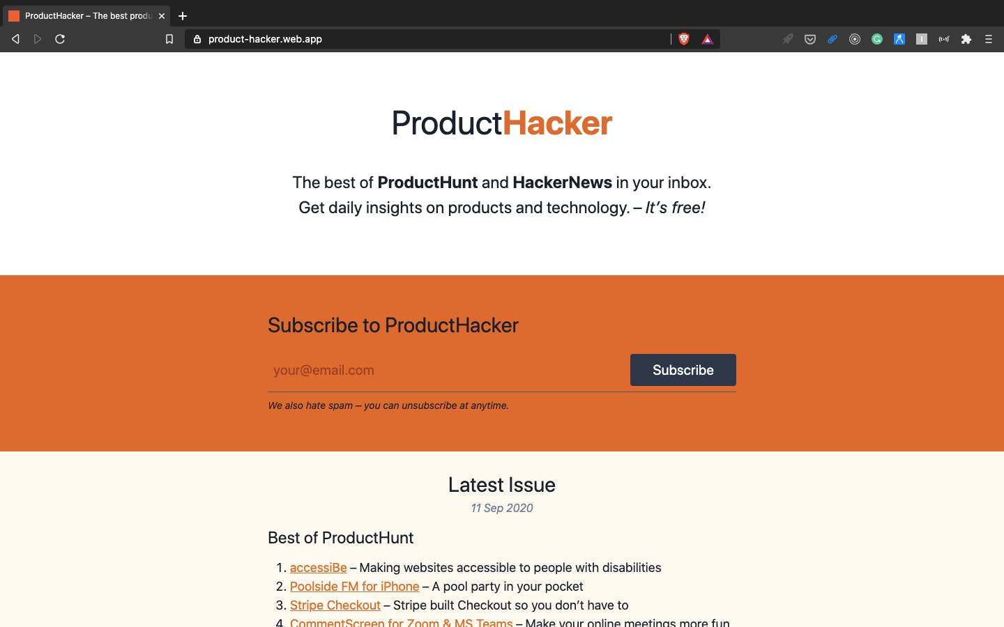 ProductHacker media 2