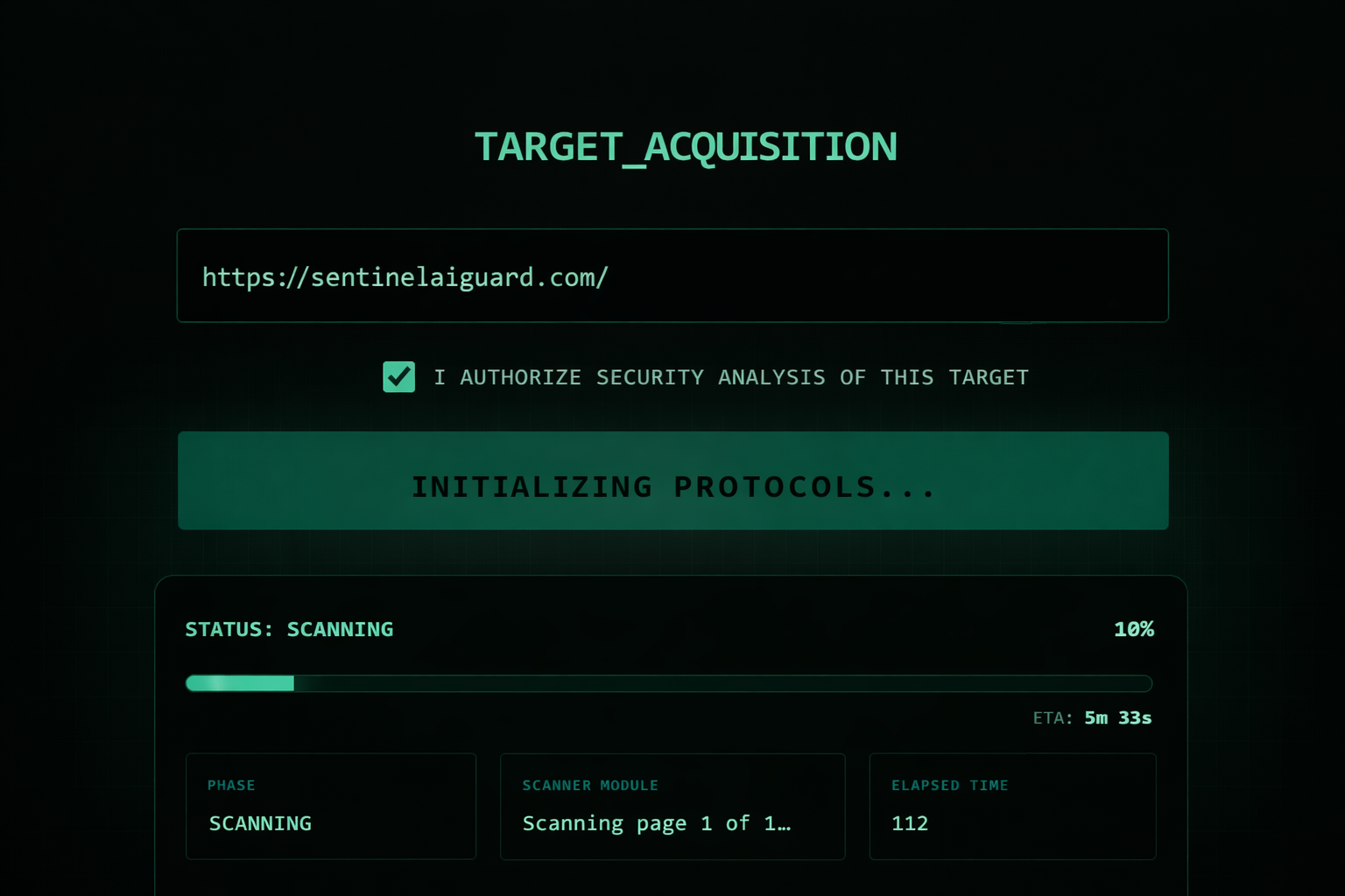 SentinelAI Guard - Screenshot 2 showing product features and functionality