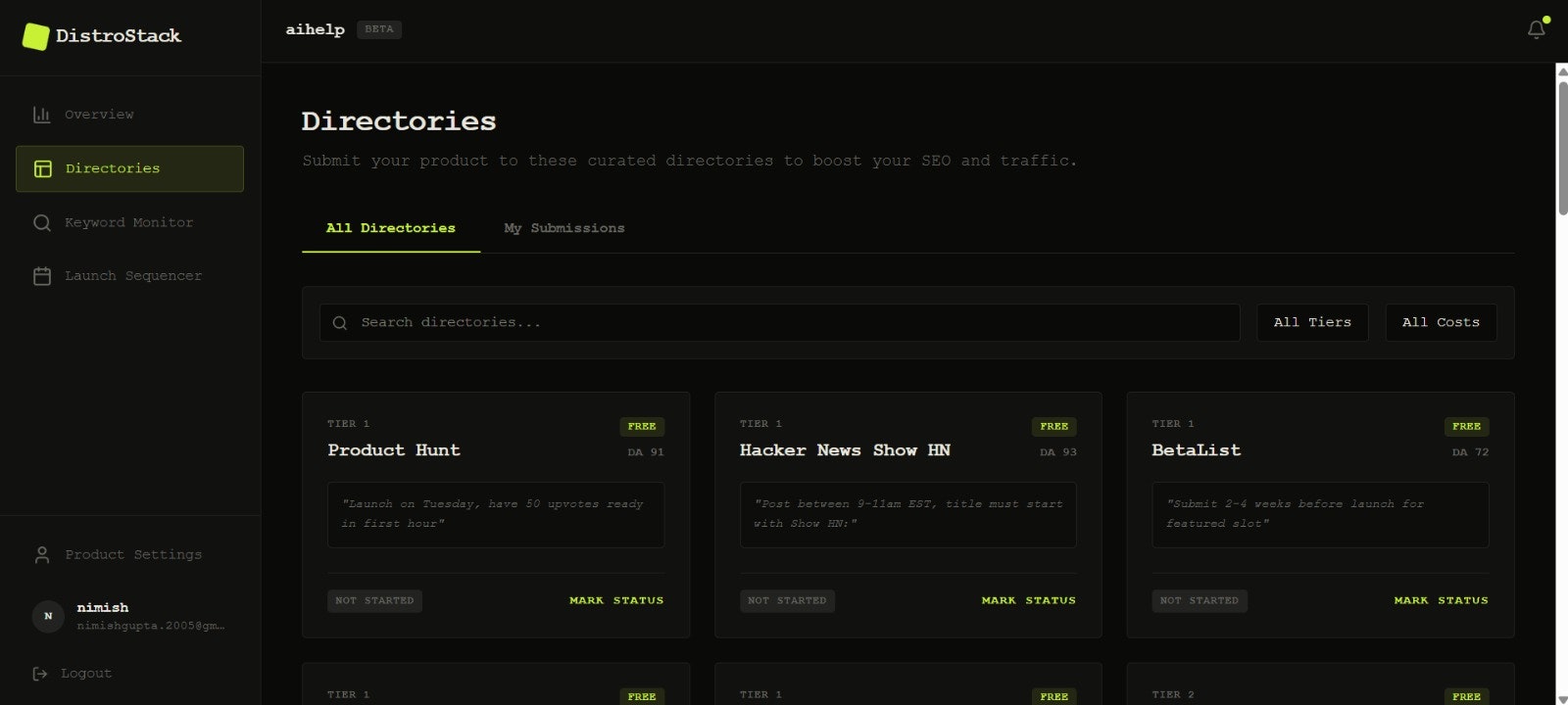 DistroStack — Distribution platform  gallery image