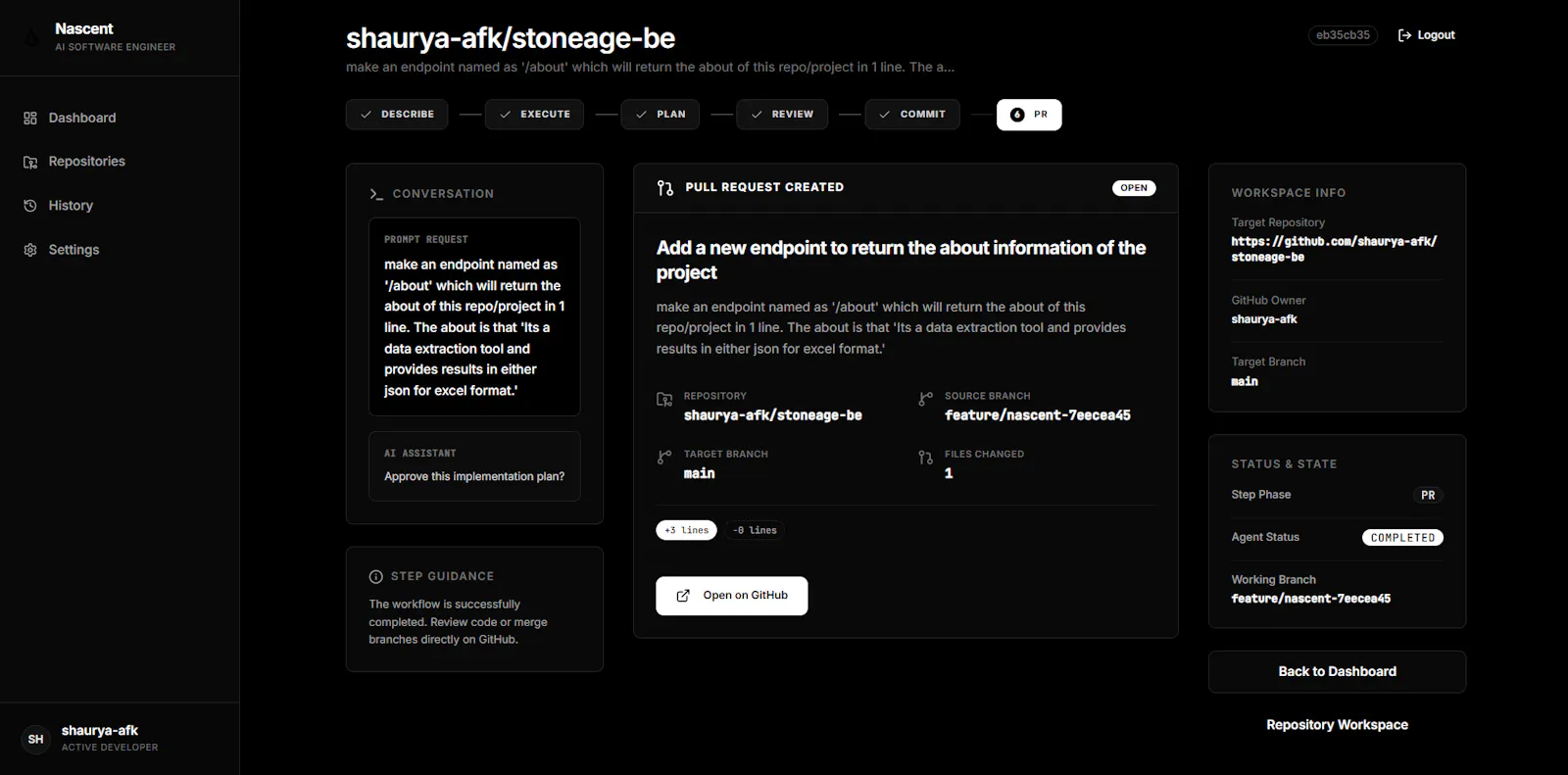 NascentAI screenshot 3
