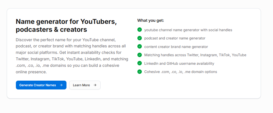NameItGenie.ai gallery image