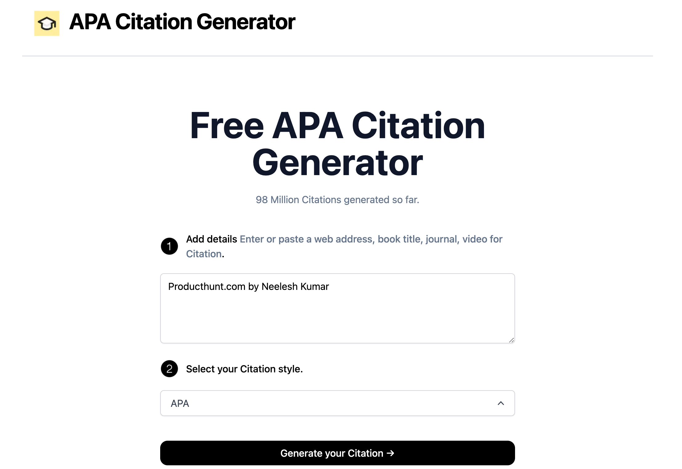 APA Citation Generator Product Information Latest Updates and