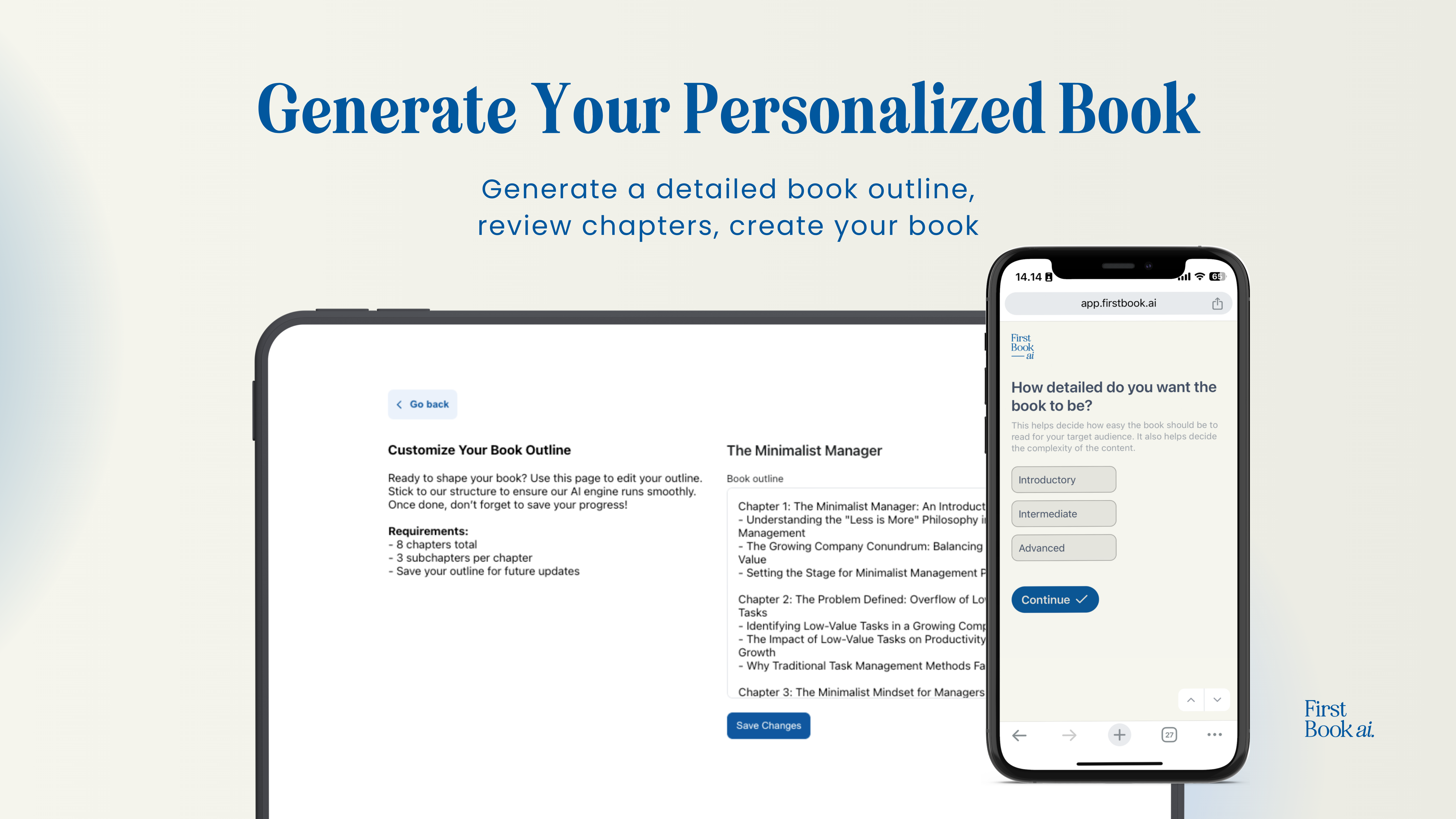 First Book ai gallery image
