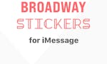 Broadway Stickers for iMessage image