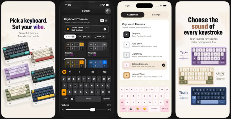 Mechanical Keyboard App－FunKey screenshot 1