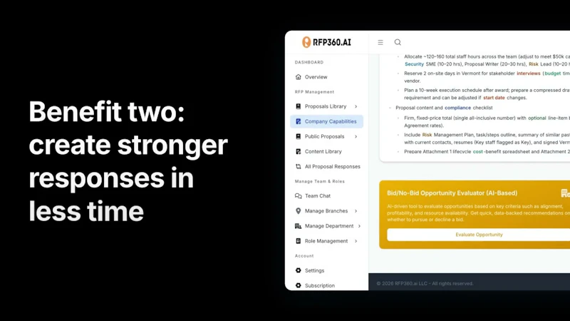 RFP360.ai screenshot 1 (video preview)