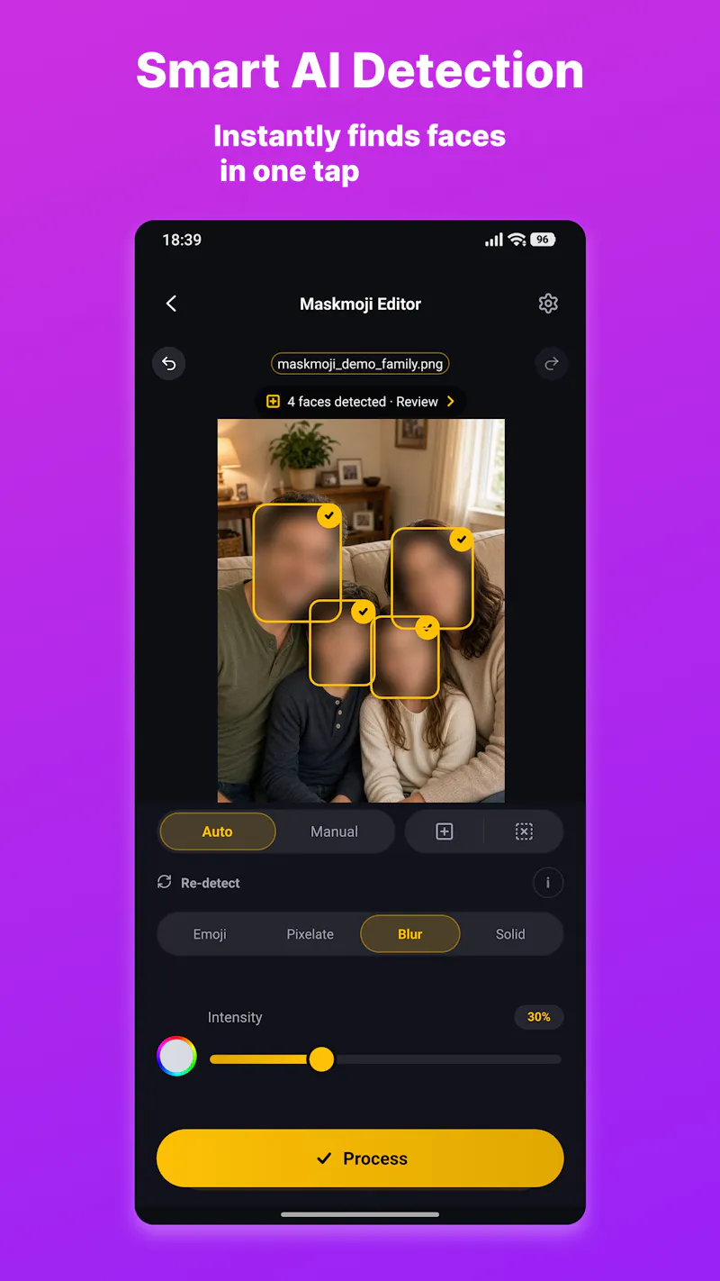 Maskmoji: hide face in video screenshot 9