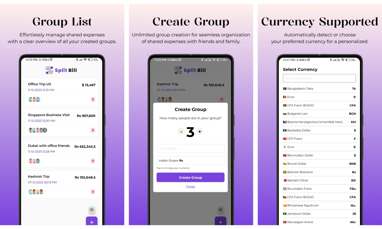 Split Bill - Simple and Fast - Simplify Your Finances with Split Bill media 2