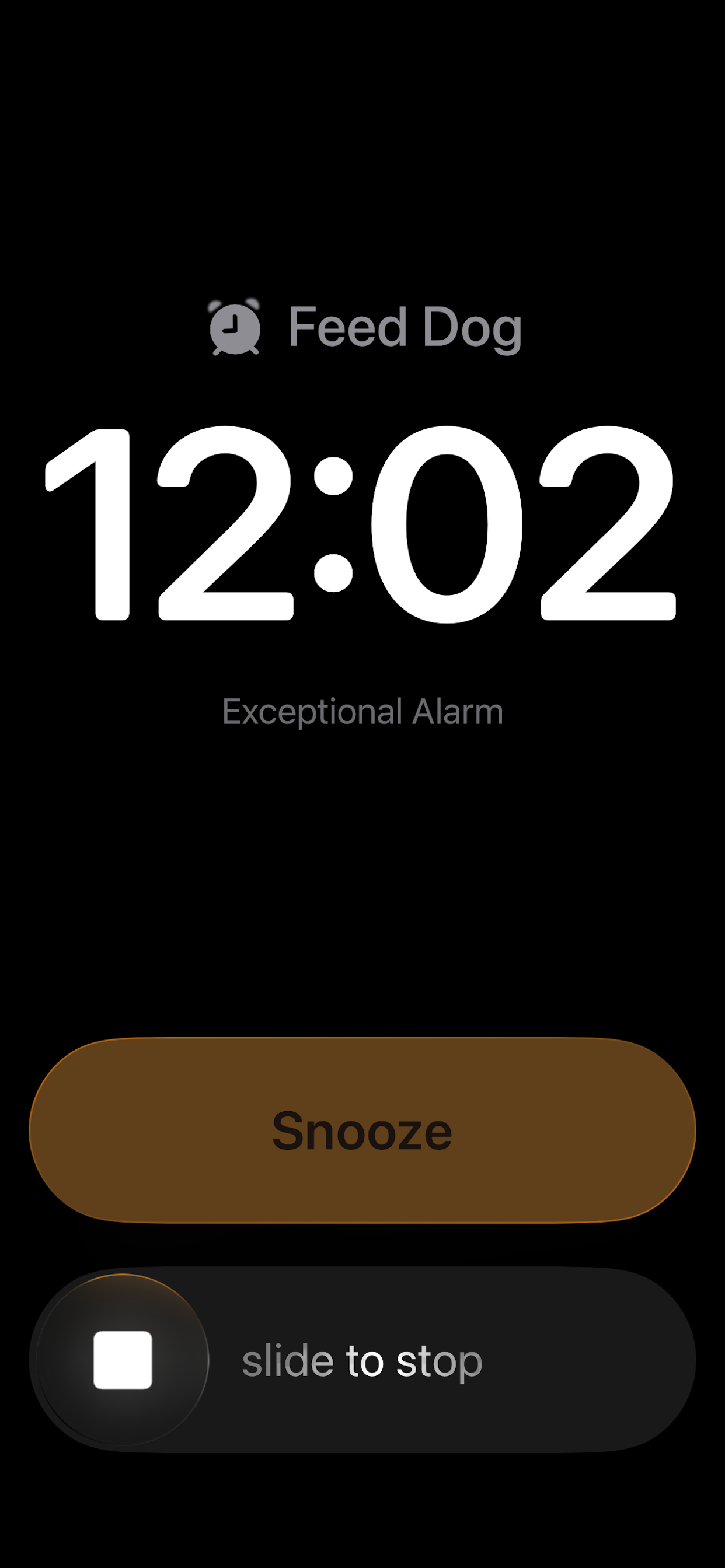 Exceptional Alarm - Screenshot 3 showing product features and functionality