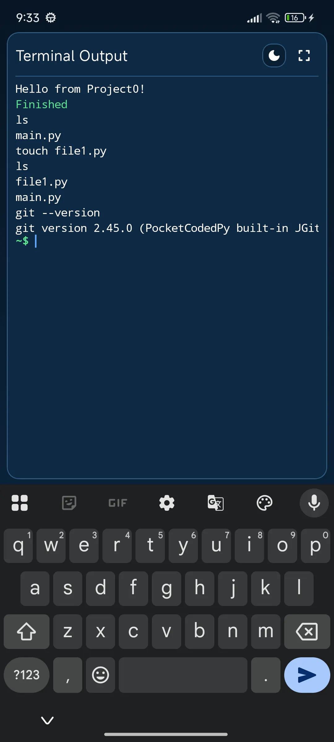 PocketCoded Py  gallery image