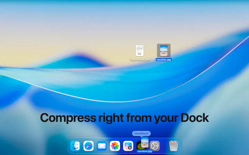 DockPinch: PDF & Image Optimizer screenshot 1
