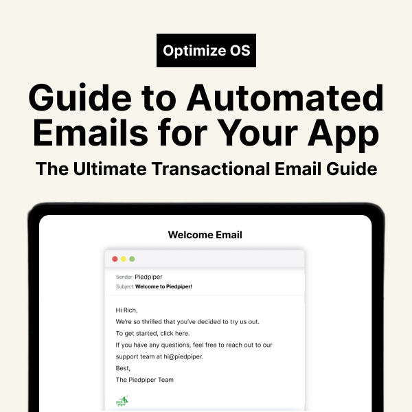 Guide d'automatisation des e-mails intégrée