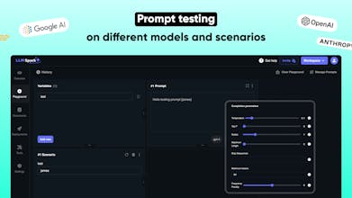 Les fonctionnalités avancées de notre plateforme robuste rendent le développement d&rsquo;applications fluide et pratique pour les applications LLM.