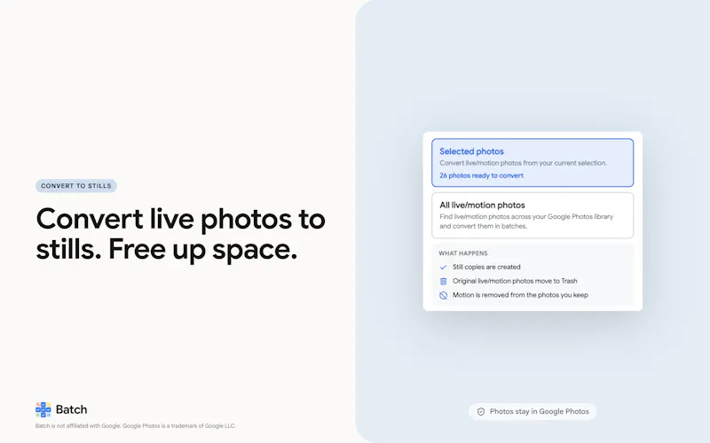 Bulk Edit/Delete/Download Google Photos screenshot 7