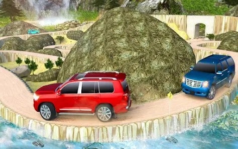 وسائط Offroad Prado Drive Games Jeep Games - لعبة ثلاثية الأبعاد المليئة بالسيارات ثلاثية الأبعاد. 4