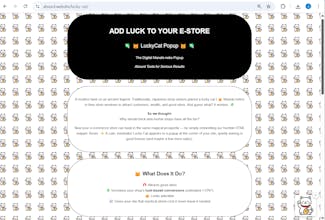 Lucky Cat Popup gallery image