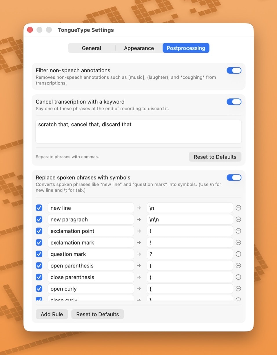TongueType for macOS gallery image
