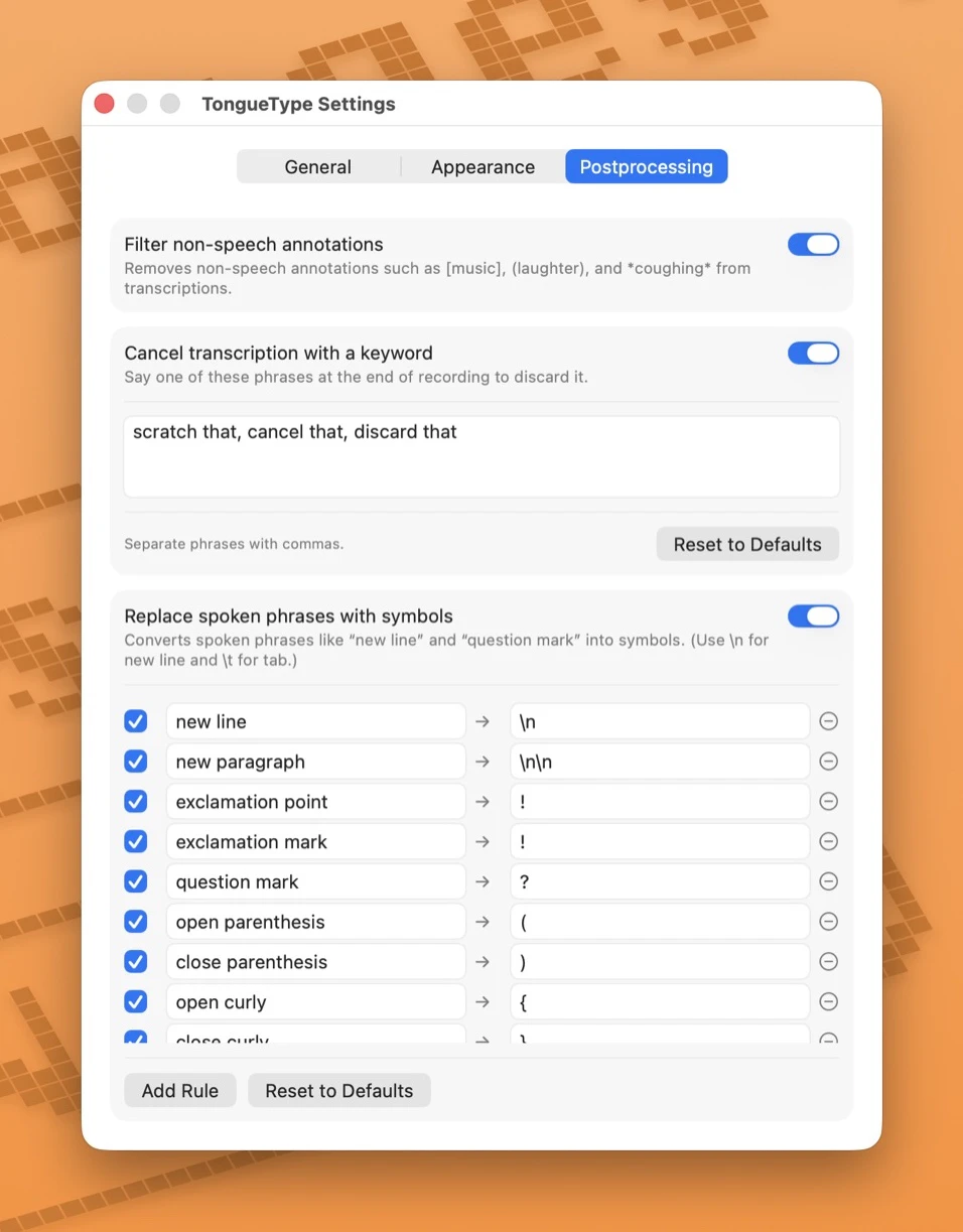 TongueType for macOS screenshot 5