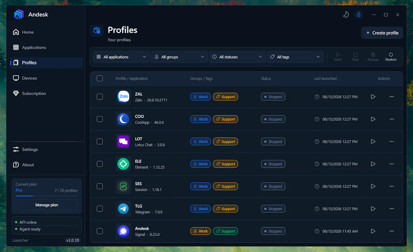 Andesk screenshot 3
